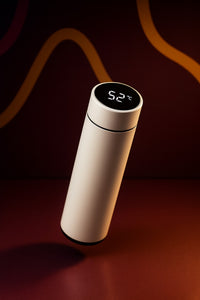 Smart bottle of water White